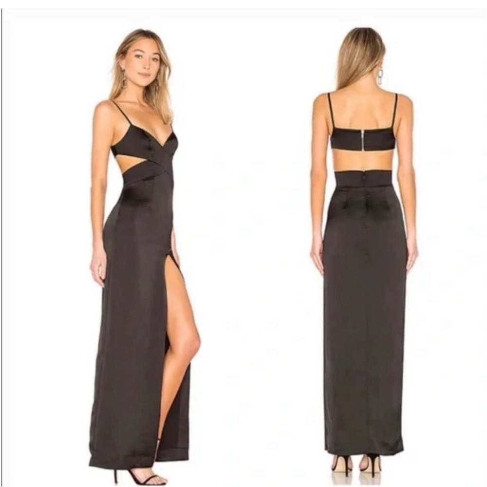 Lovers + Friends Savannah Cut out Criss cross maxi dress